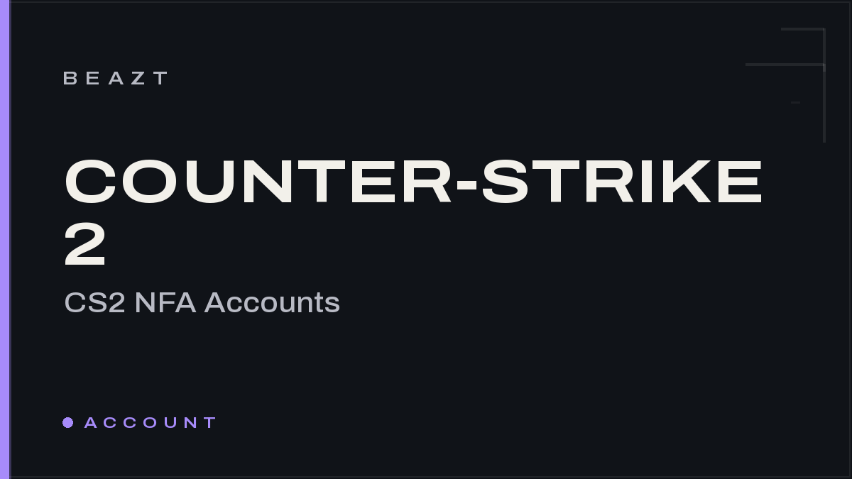 CS2 NFA Accounts cover